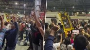 Mumbai Local Trains Welcome New Year 2026 as CSMT Rings in Midnight With Celebratory Honks (Watch Video)