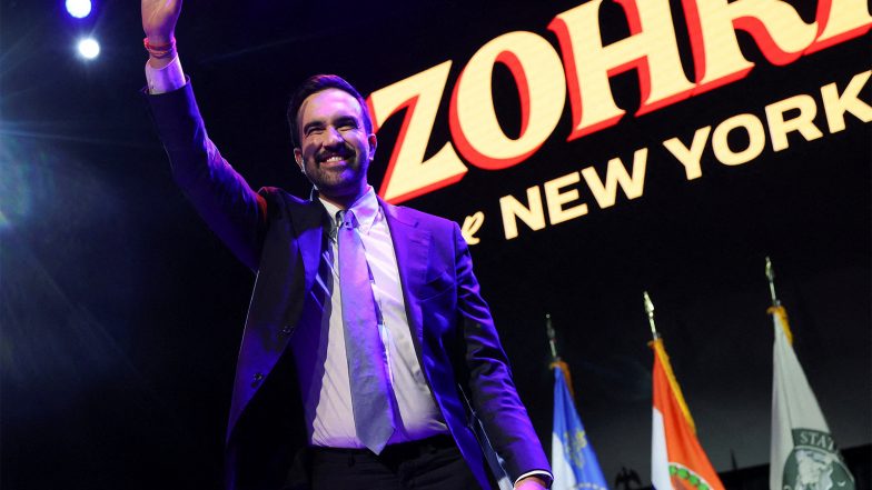 World News | Zohran Mamdani Sworn in as New York City's Youngest Mayor in a Century