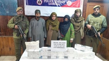 India News | J-K: Two Terror Associates Held with Arms, Grenades in Ganderbal