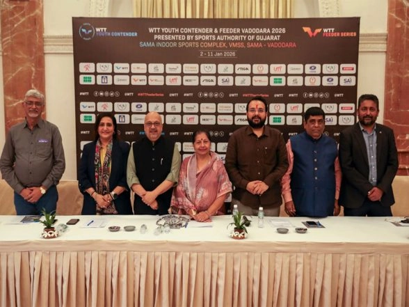 Sports News | Vadodara All Set for Table Tennis Extravaganza as WTT Youth Contenders and WTT Feeder Series Attracts 334 Players from 10 Countries