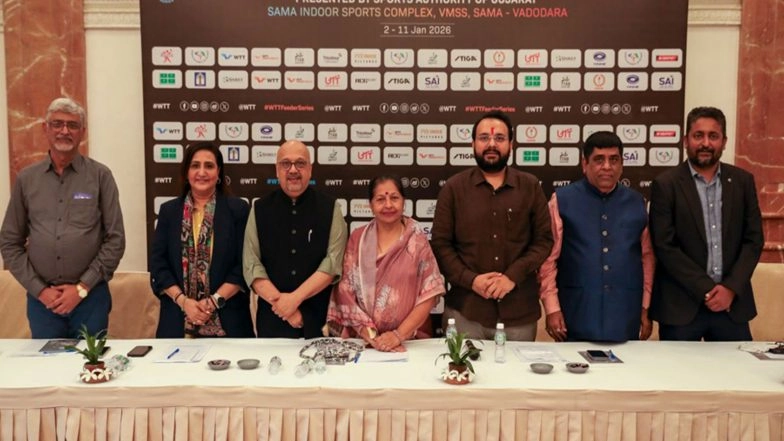 Sports News | Vadodara All Set for Table Tennis Extravaganza as WTT Youth Contenders and WTT Feeder Series Attracts 334 Players from 10 Countries