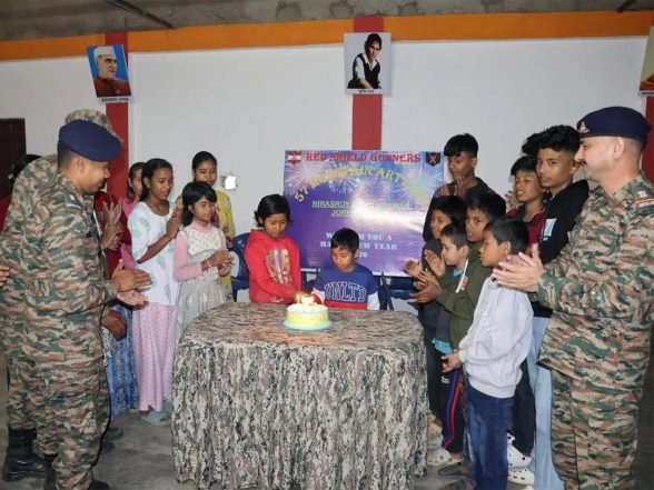 India News | Assam: Indian Army Organises New Year 2026 Celebration with Children of Nirasoi Shishu Bhawan Jorhat