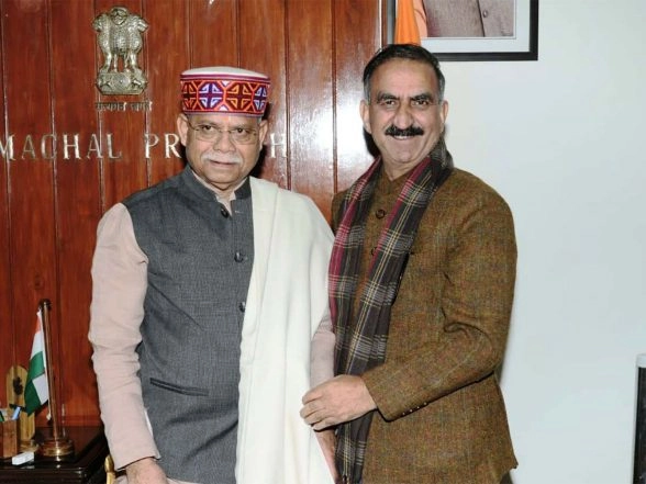 India News | Himachal Pradesh: CM Sukhu Exchanges New Year Greetings with Governor Shiv Pratap Shukla