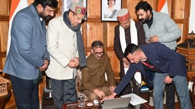 India News | Himachal CM Sukhu Launches Official Website of State Scheduled Castes Commission