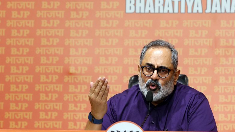 India News | 'Not Just Loot, but Sacrilege': Rajeev Chandrasekhar Demands Central Probe into Sabarimala Gold Theft Case