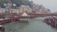 India News | Haridwar: Devotees Take Holy Dip in Ganga River on First Day of Magh Mela