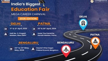 Business News | Collegedunia Mega Career Carnival 2026 Is Back! Free Career Counselling, 100+ Universities, Upto-100% Scholarships