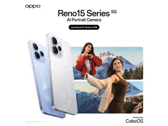 Business News | OPPO Reno15 Series with AI Portrait Camera Set to Launch in India on January 8, 2026