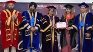 Business News | Chandigarh University's Holds Its 7th Annual Convocation; Awards Degrees to 719 Online Learning Students