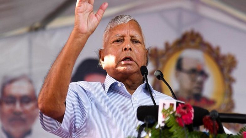 India News | IRCTC Scam Case: Lalu Prasad Yadav Approaches Delhi HC Against Framing of Charges