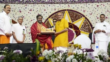 India News | VP Radhakrishnan Participates in Sri Sakthi Amma Golden Jubilee Celebrations in Vellore