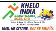 Sports News | Over 1,300 Athletes to Compete at 2nd Khelo India Beach Games 2026