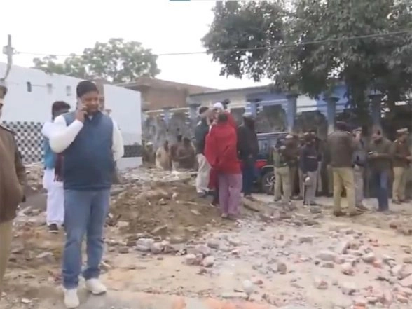 India News | UP: Sambhal Administration Conducts Anti-encroachment Drive in Salempur