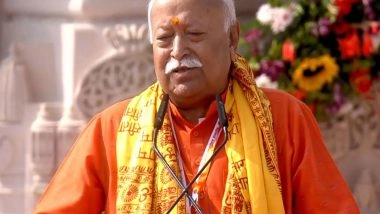 India News | RSS Chief Mohan Bhagwat in Vrindavan to Attend Akhil Bhartiya Leader's Meeting, Likely to Discuss Upcoming Bengal Polls