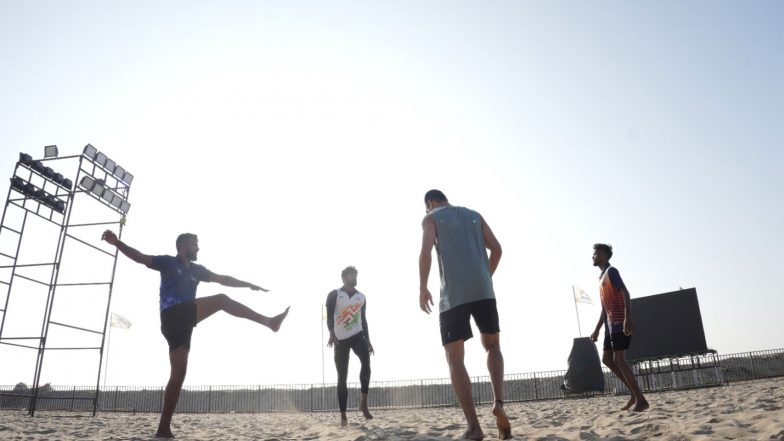 Sports News | Khelo India Beach Games a Platform to Express Skills on Naturally Beautiful Surface: Union Sports Minister Mandaviya
