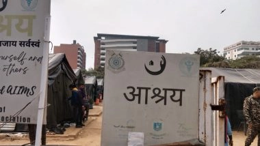 India News |  New Delhi: AIIMS Makes 1,500 Beds Across Multiple Campuses Available for Patients' Families Through 'Ashray Night Shelter' Initiative