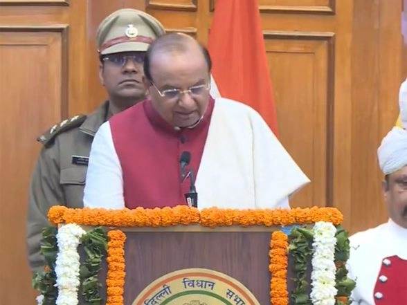 India News | Delhi Govt Allocates Rs 1 Lakh Crore Budget Focusing on 10 Key Sectors: LG Saxena Hails CM Rekha Gupta's Administration