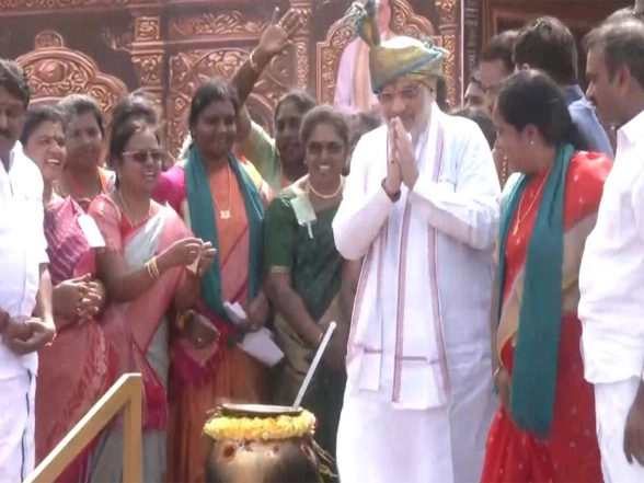 India News | Amit Shah Participates in Pongal Festivities in Tiruchirappalli