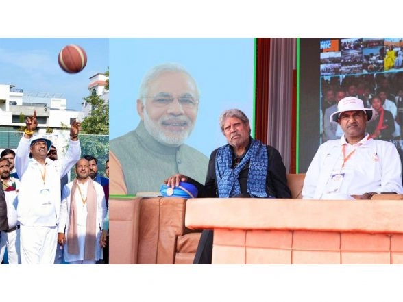 Business News | Cricketer Kapil Dev, a Ghoomar World Record and Mass Sports Participation: How C. P. Joshi's Sansad Khel Mahotsav 2025 Elevated Chittorgarh Nationally