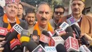 India News | Record 980 Compassionate Appointments Made by Government: Himachal CM Sukhu