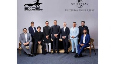 Entertainment News | Universal Music Group Acquires 30% Stake in Excel Entertainment, Partnership Announced at Press Event  Attended by CM Devendra Fadnavis