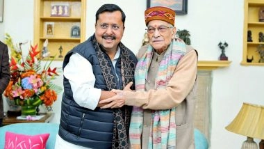 India News | BJP National Working President Nitin Nabin, Ram Nath Kovind Extend Birthday Greetings to Murli Manohar Joshi