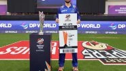 Sports News | ICC Men's T20 World Cup 2026 Trophy Makes Special Appearance at ILT20 Final; Afghanistan Star Naveen-ul-Haq Presented with Match Ticket