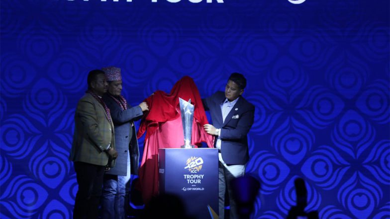 World News | ICC Men's T20 World Cup Trophy Tour Reaches Nepal as a Part of Global Tour