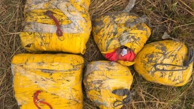 India News | Punjab: Anti-Narcotics Task Force, BSF Seize 19.980 Kg Heroin in Trans-border Smuggling Bust, 4 Arrested