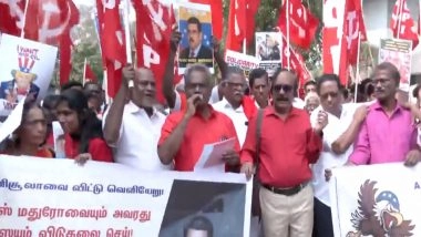 India News | CPI Protests Near US Consulate in Chennai Against US Actions in Venezuela
