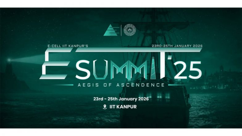 Business News | IIT Kanpur's Entrepreneurship Cell to Host Annual Flagship Event E-Summit 2025 on January 23-25, Registrations Open
