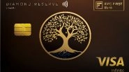 Business News | IDFC FIRST Bank Launches Zero-Forex Diamond Reserve Credit Card