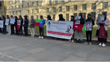 World News | BNM Protests in London over Enforced Disappearances of Baloch Women by Pakistan Army