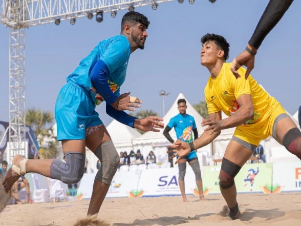 Sports News | Rising Kabaddi Star Dadaso Pujari Completes Khelo India Circle in Khelo India Beach Games 2026
