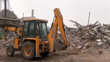 India News | Delhi Police Detains a Person from Demolition Drive Area