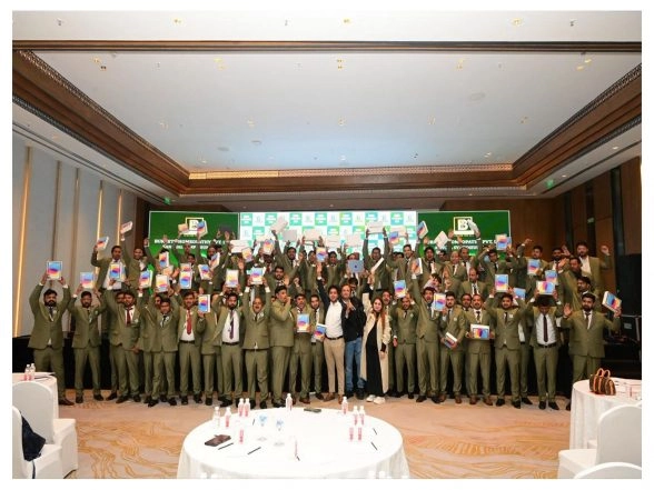 Business News | Burnett Homeopathy Gifts Apple MacBooks to 100 Employees at Grand New Year Celebration in Jim Corbett