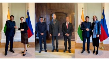Business News | Piyush Goyal Meets Liechtenstein Leadership to Strengthen Economic Ties Under India-EFTA TEPA