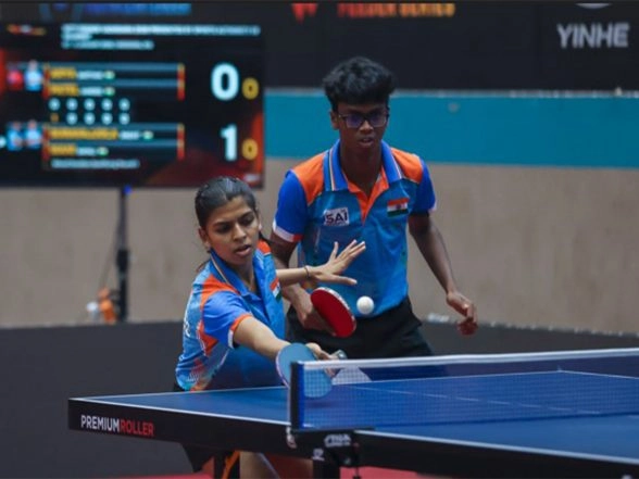 Sports News | WTT Feeder Series 2026:  Sarthak Arya/Hardee Patel Upset Third Seeds Snehit and Sayali Wani in Mixed Doubles Qualifying Round
