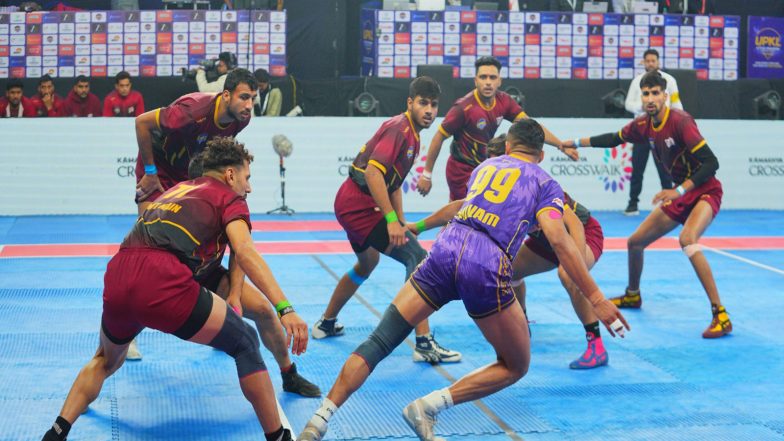 Sports News | UPKL: Lucknow Lions Halt Yamuna Yoddhas' Surge in High-stakes Clash
