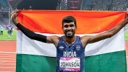 Sports News | Olympian, Asian Games Gold Medalist Indian Athlete Jinson Johnson Calls Time on Illustrious Career