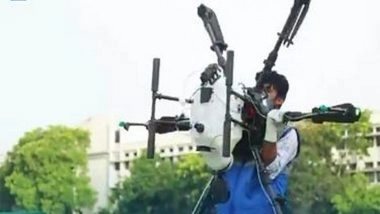 India News | DGCA Chief Inaugurates Garuda Aerospace Drone Battery Facility in Chennai