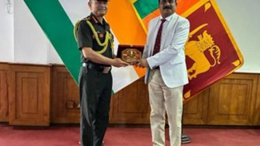 World News | COAS Upendra Dwivedi Meets Sri Lankan Army Commander, Discusses Ways to Advance Bilateral Defence Cooperation