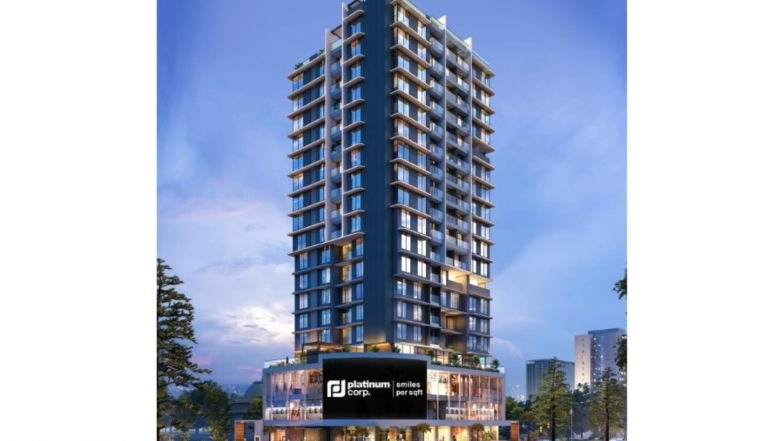 Business News | Marking 1.75 Million Sq. Ft of Development, Platinum Corp. Targets 3.5 Million Sq. Ft in Prime Western Suburbs and Revenues of Rs 3,500 Cr.