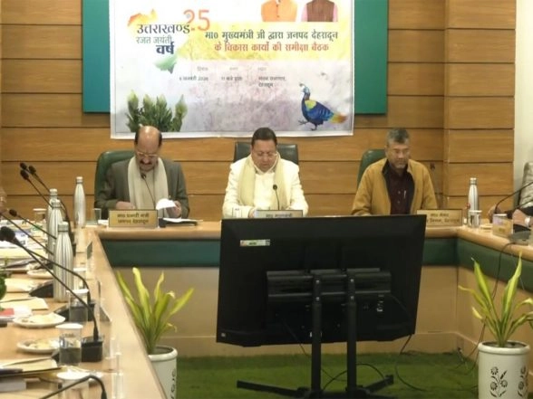 India News | Uttarakhand CM Dhami Reviews Development Works of Dehradun