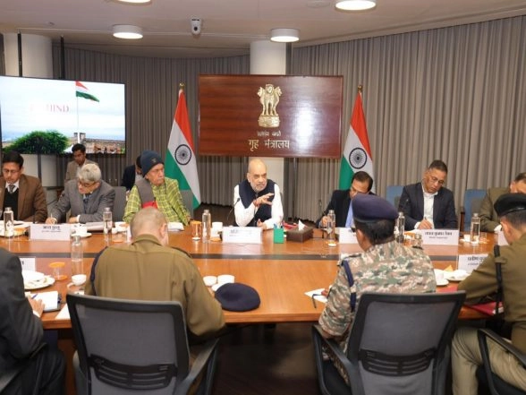 India News | J-K Security Review Meet: Amit Shah Directs Forces to Continue Counter Terror Operations in a Mission Mode