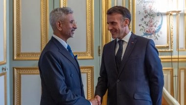 World News | EAM Jaishankar Meets French President Emmanuel Macron