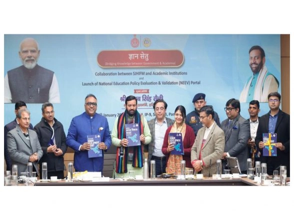 Business News | Nayab Singh Saini, Chief Minister, Haryana Releases Haryana's 1st District Human Development Report by the Jindal Institute of Haryana Studies