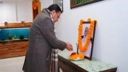 India News | Uttarakhand CM Dhami Pays Floral Tribute to Padma Vibhushan Awardee Sunderlal Bahuguna on His 99th Birth Anniversary