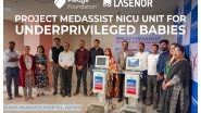 Business News | Pledge Foundation and Lasenor India Inaugurate NICU Units for Underprivileged Babies at KIMS Manavata Hospital, Nashik