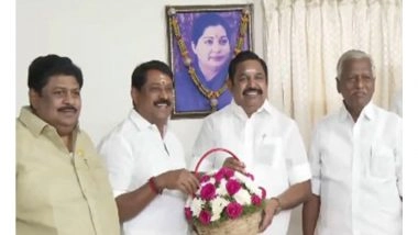 India News | TN BJP Chief Nainar Nagendran Meets AIADMK's Palaniswami Ahead of PM Modi's Visit to State